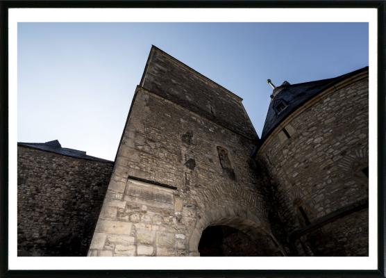 Wandbild mit Fotodruck Goslar "Breites Tor" im Alurahmen