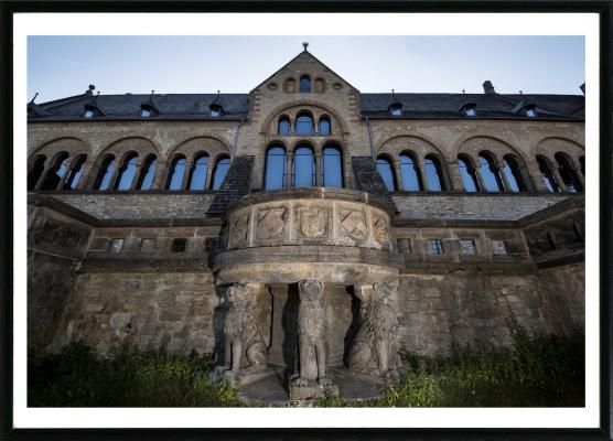 Wandbild mit Fotodruck Goslar "Kaiserpfalz" im Alurahmen