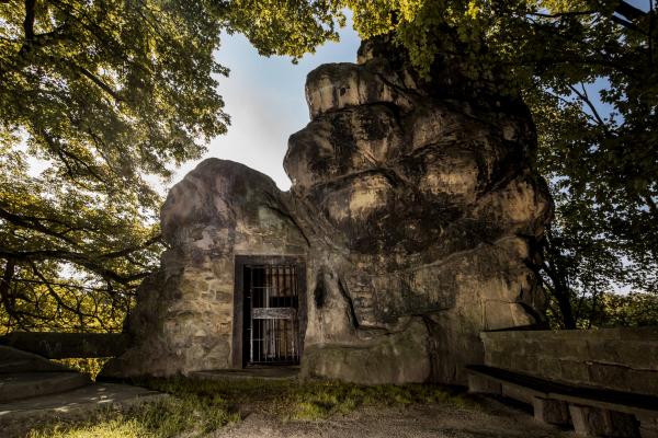 Der Klusfelsen ist ein 20 Meter hoher Sandsteinfelsen unterhalb des Petersberges in Goslar. Dort wurde im Jahre 1167 in einer natürlichen Höhle eine Marienkapelle, die Kluskapelle, eingerichtet.